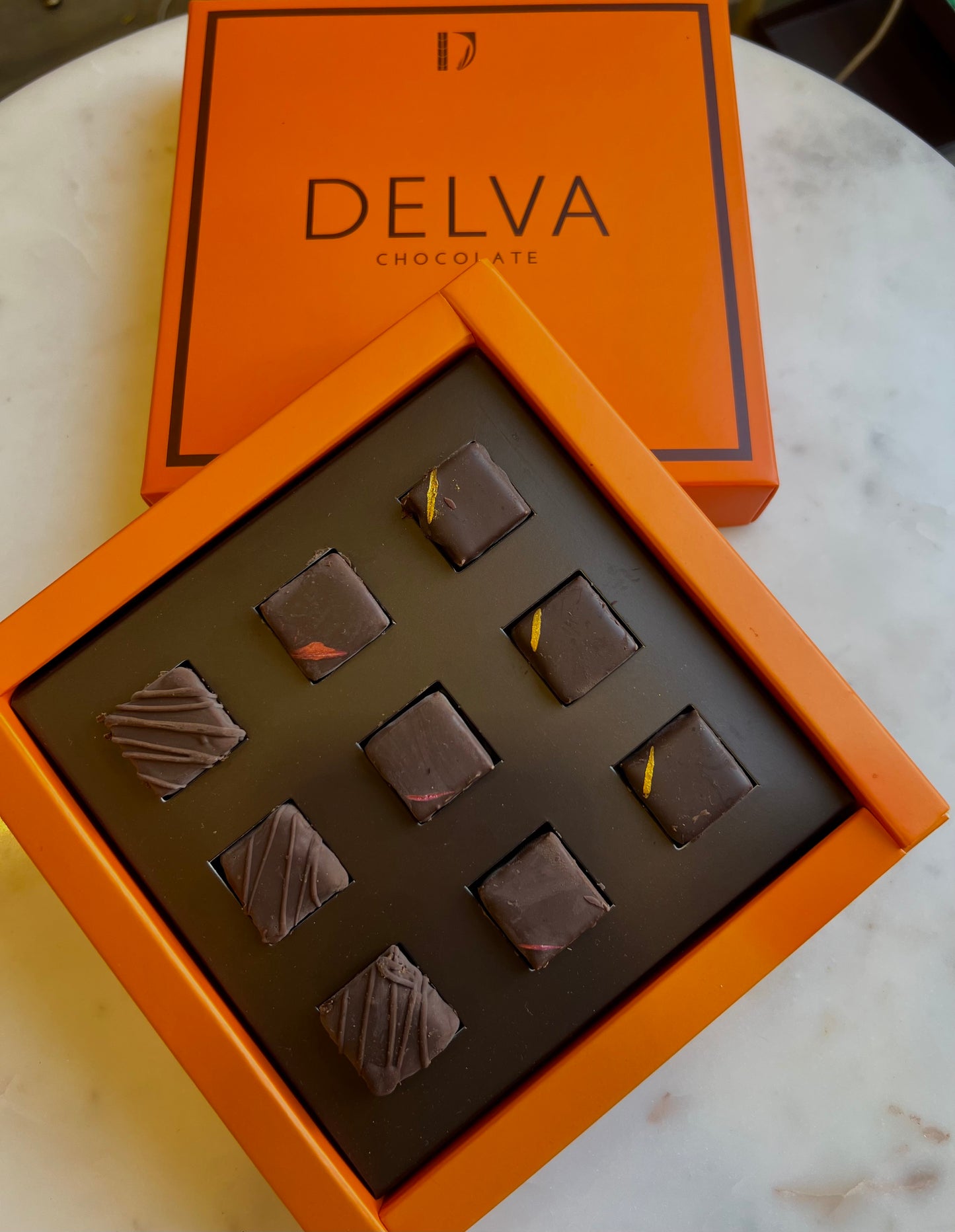 Box praline da taglio 9 pezzi