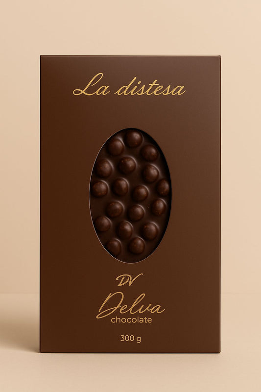 LA DISTESA-FONDENTE 70% E NOCCIOLA